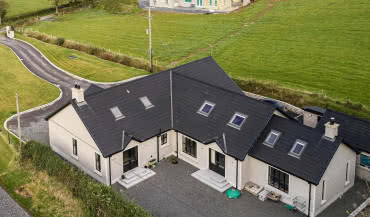 Okna dachowe Keylite w nowym irlandzkim domu